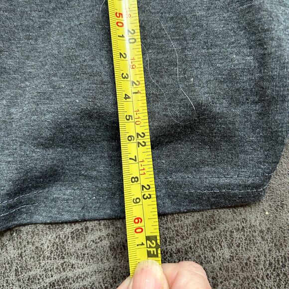 I’m Ride Or Die Until about 9 PM or So Vneck Womans Size Large Gray Tshirt - Picture 3 of 4